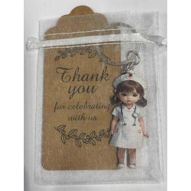  Slaugytojo raktų pakabukas medinis su maišeliu  1