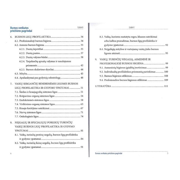 Burnos sveikatos priežiūros pagrindai 2