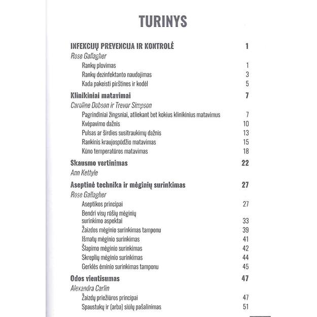 Kišeninis slaugytojo klinikinių įgūdžių vadovas 1
