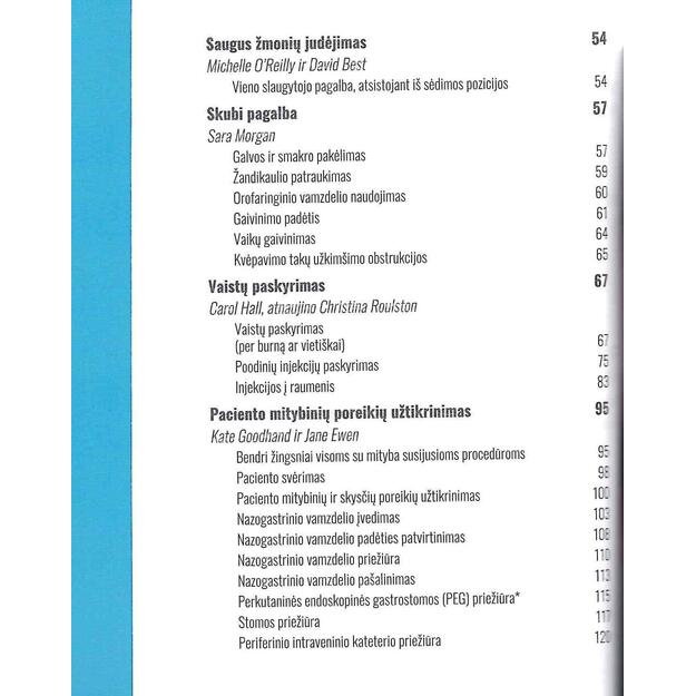 Kišeninis slaugytojo klinikinių įgūdžių vadovas 2