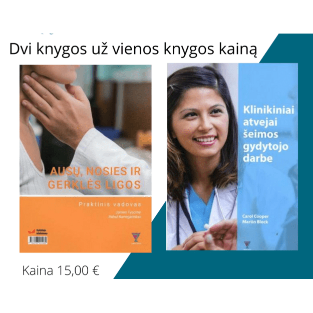Klinikiniai atvejai šeimos gydytojo darbe + Ausų, nosies ir gerklės ligos. Vertimas iš anglų kalbos.