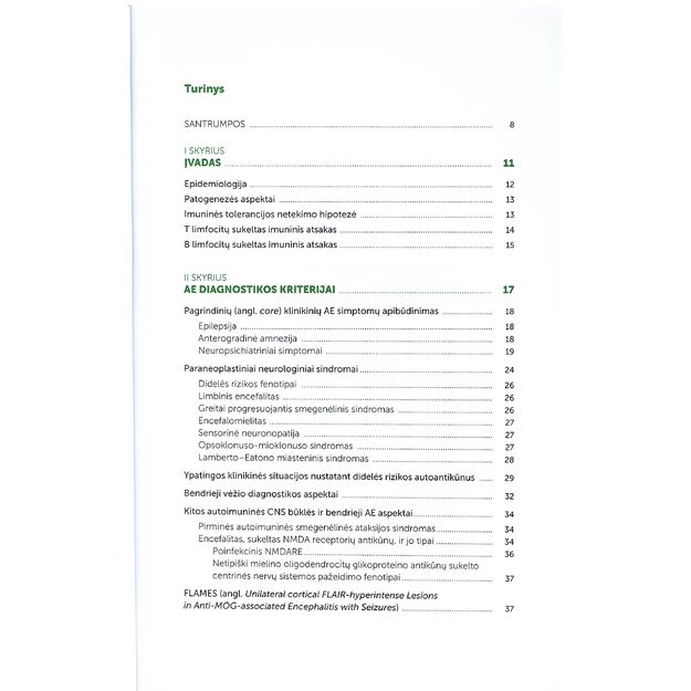 Autoimuninių encefalitų ir paraneoplastinių neurologinių sindromų diagnostikos ir gydymo rekomendacijos