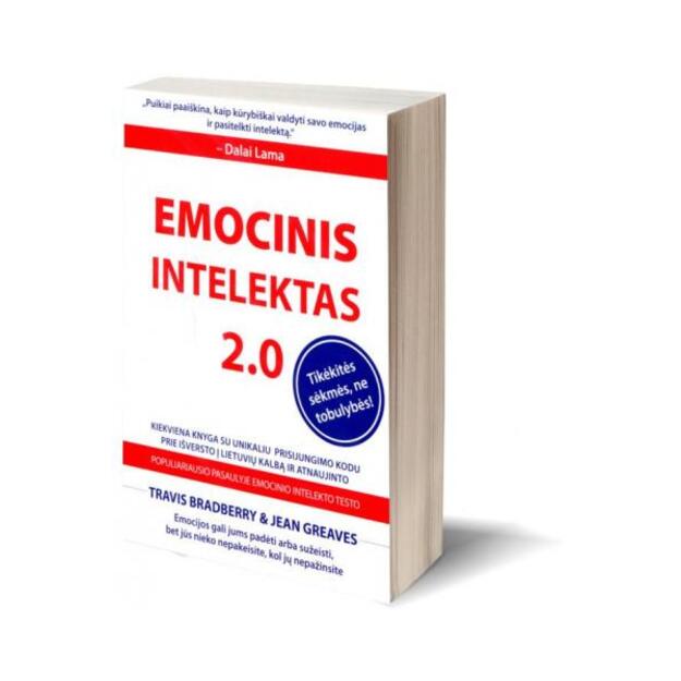 EMOCINIS INTELEKTAS 2.0: kiekviena knyga su unikaliu prisijungimo kodu prie išversto į lietuvių kalbą pasaulinio testo