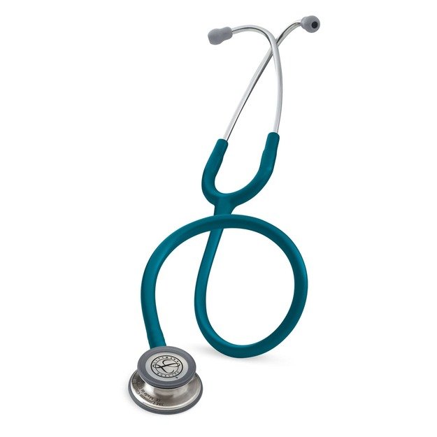 Stetofonendoskopas klasikinis „Littmann Classic III S.E.“ 32300 karibų mėlynos spalvos