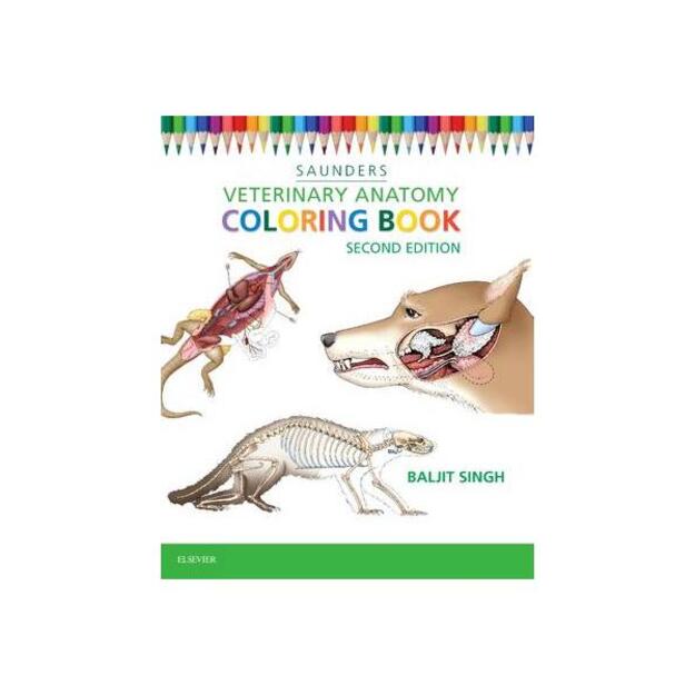 Veterinary Anatomy Coloring Book 2nd Revised edition