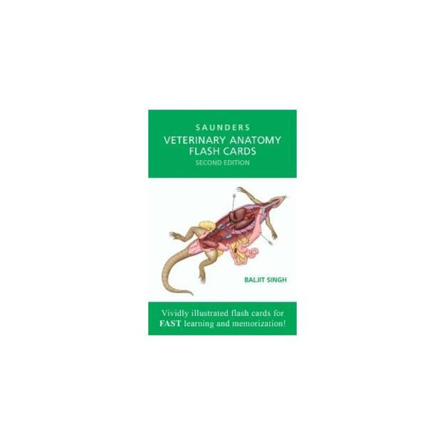 Veterinary Anatomy Flash Cards, 2nd Edition