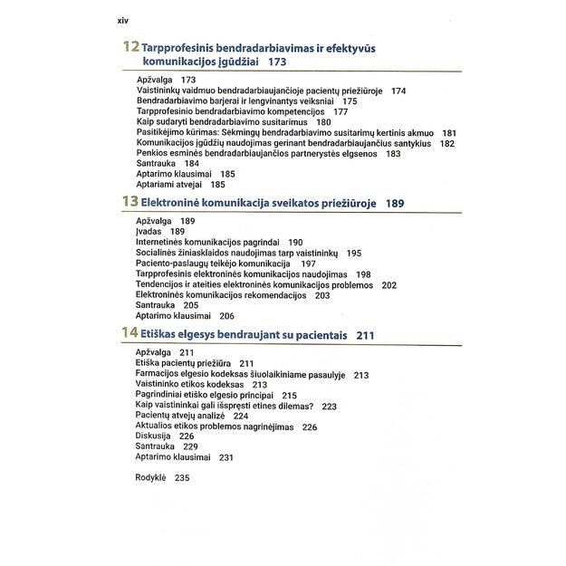 Komunikacijos įgūdžiai farmacijos praktikoje. Praktinis vadovas vaistininkams