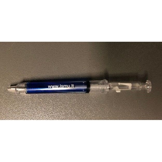 Tušinukas - švirkštas su LSMU logo