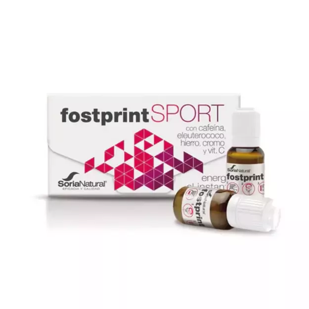 FOST PRINT SPORT. Maisto papildas su bičių pieneliu, kofeinu, vitaminais, mikroelementais, eleuterokokų ekstraktu, karnitinu, 20 but.