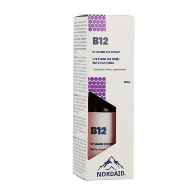 NORDAID B12 SPRAY Purškiamas vitaminas B12