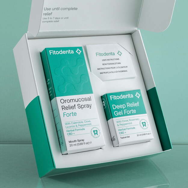 FITODENTA burnos priežiūros rinkinys po odontologinių procedūrų FITODENTA burnos priežiūros rinkinys po odontologinių procedūrų