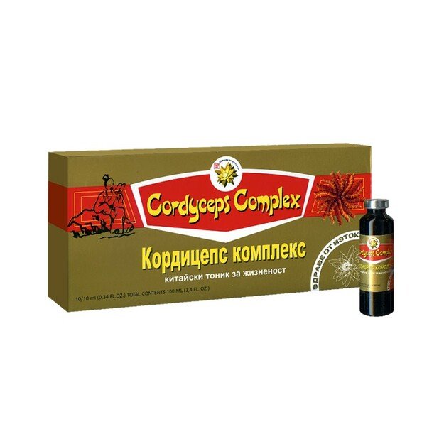 Kininio Kordicepso kompleksas, 10 buteliukų