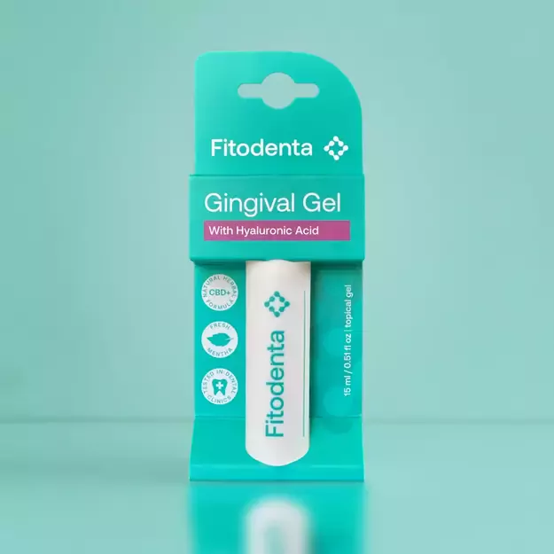 FITODENTA jautrių dantenų gelis su hialiuronu, 15ml