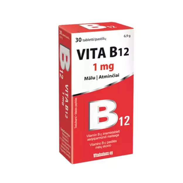 VITA B12,30 pastilių