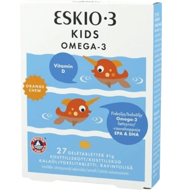 Eskio-3 Kids Omega-3 žuvų taukai vaikams N27