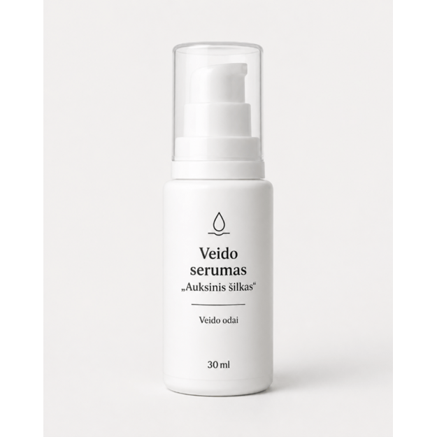 Veido serumas „Auksinis šilkas“, 30 ml